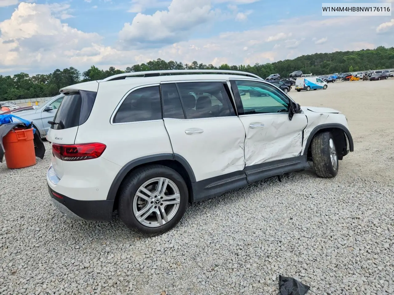 2022 Mercedes-Benz Glb 250 4Matic VIN: W1N4M4HB8NW176116 Lot: 54042726