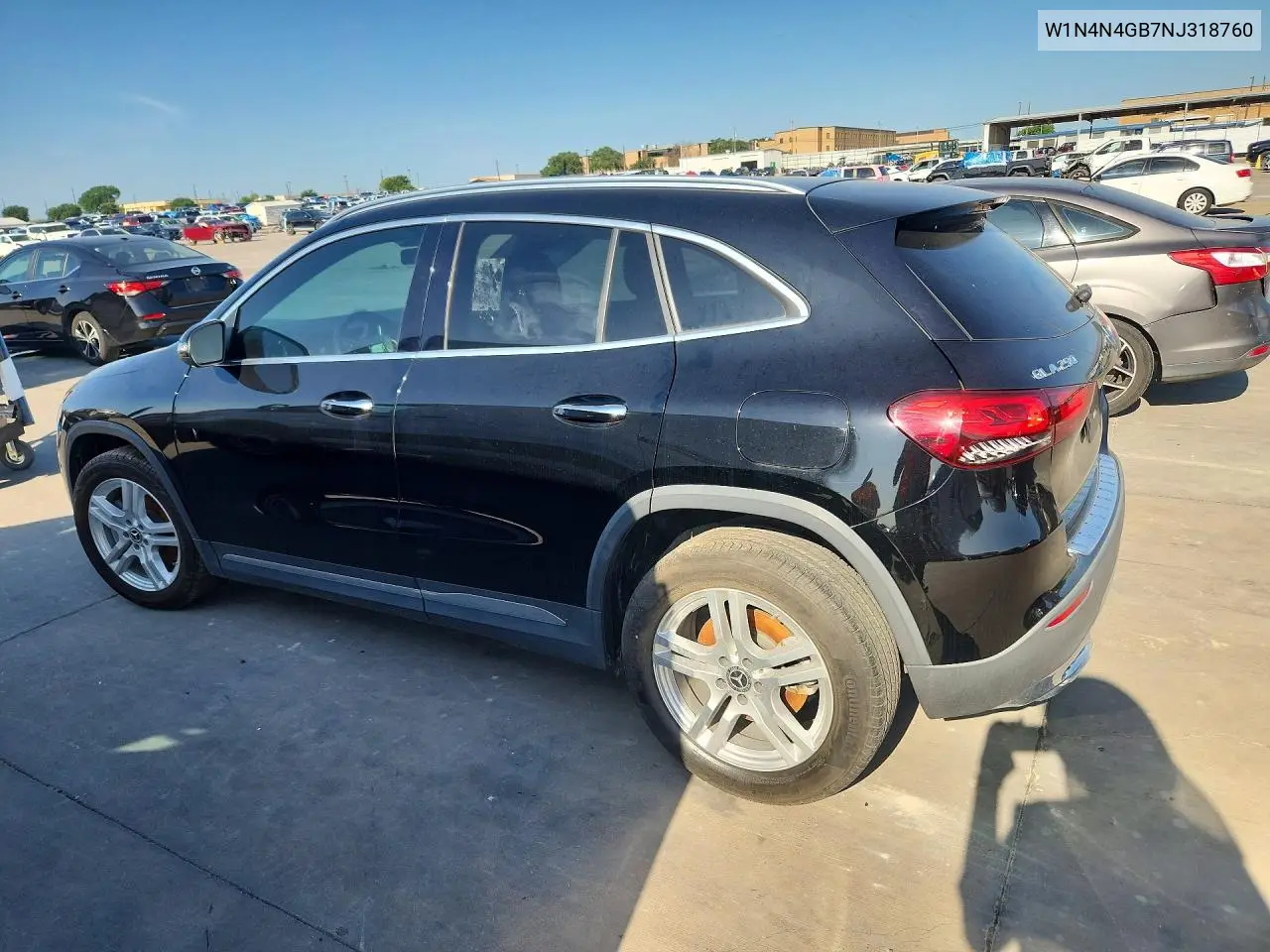 2022 Mercedes-Benz Gla 250 VIN: W1N4N4GB7NJ318760 Lot: 55748096