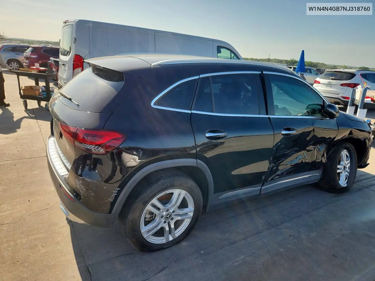 2022 Mercedes-Benz Gla 250 VIN: W1N4N4GB7NJ318760 Lot: 55748096