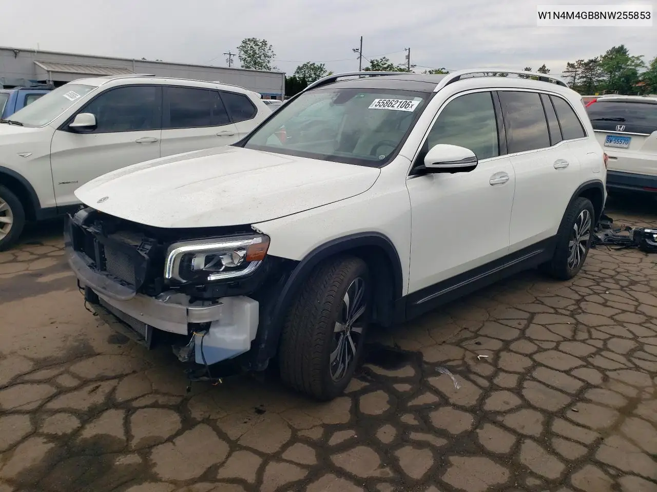 2022 Mercedes-Benz Glb 250 VIN: W1N4M4GB8NW255853 Lot: 55862106