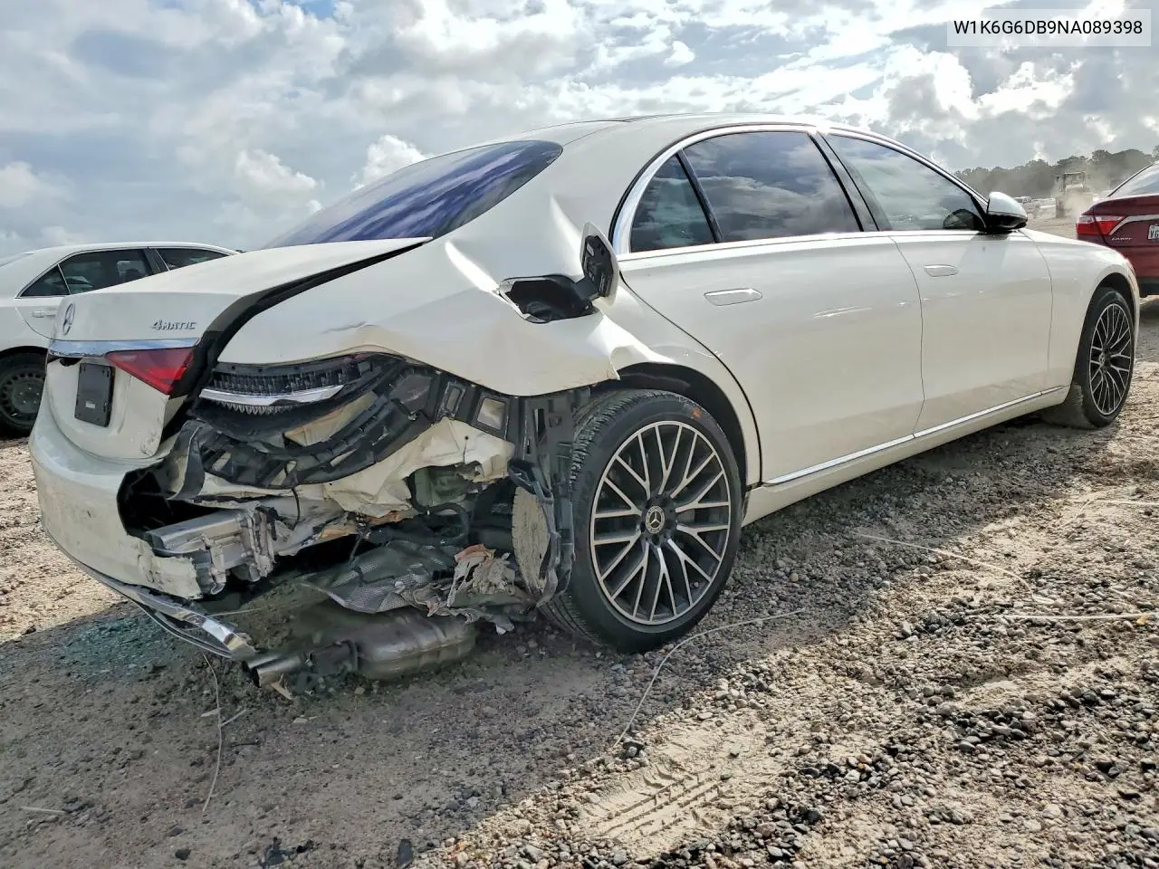 2022 Mercedes-Benz S 500 4Matic VIN: W1K6G6DB9NA089398 Lot: 55907126