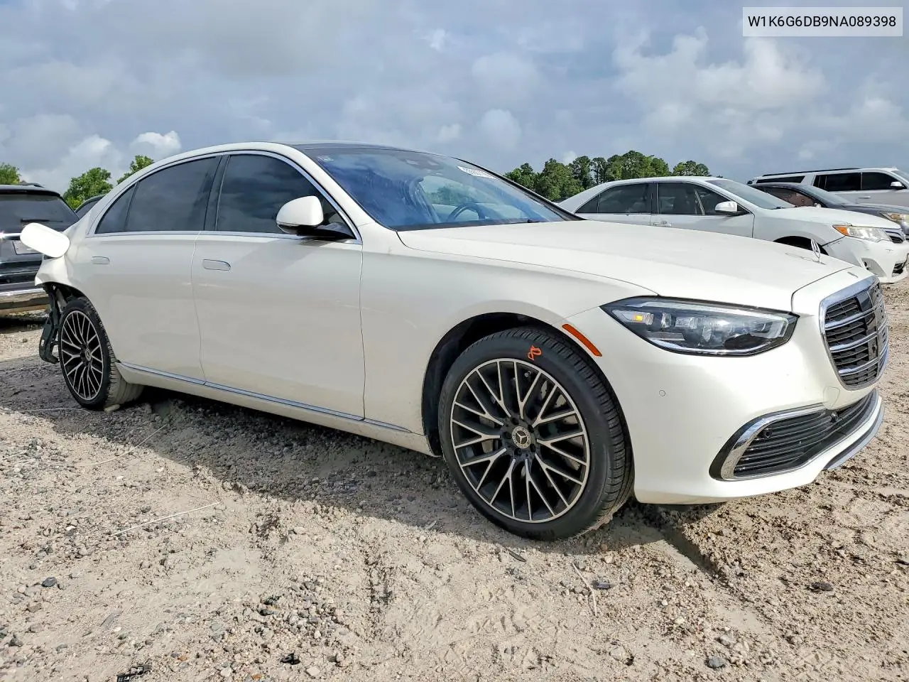 2022 Mercedes-Benz S 500 4Matic VIN: W1K6G6DB9NA089398 Lot: 55907126