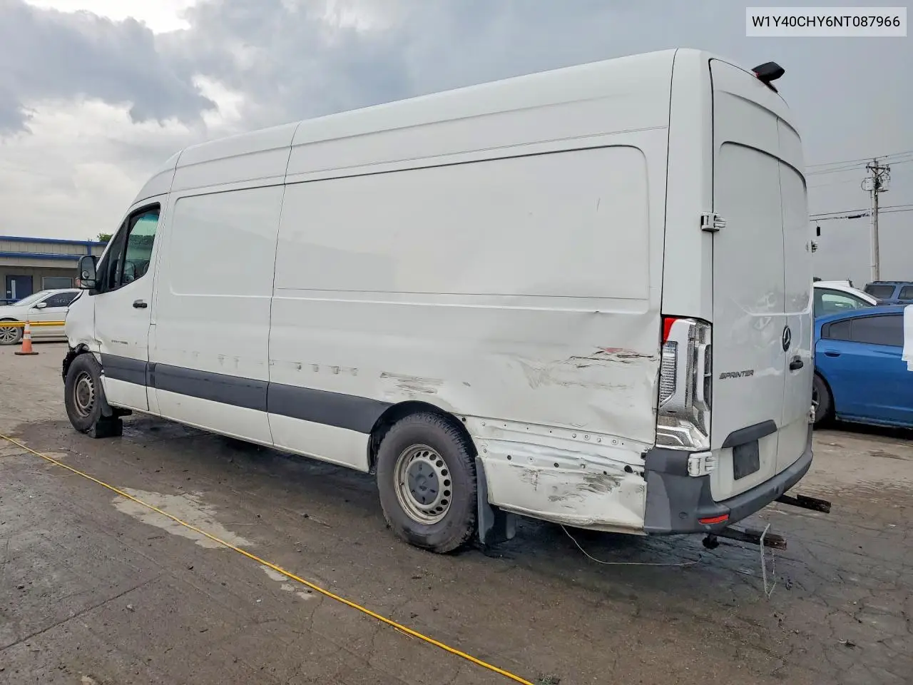 2022 Mercedes Benz Sprinter 2500 Delivery Van VIN: W1Y40CHY6NT087966 Lot: 56454166