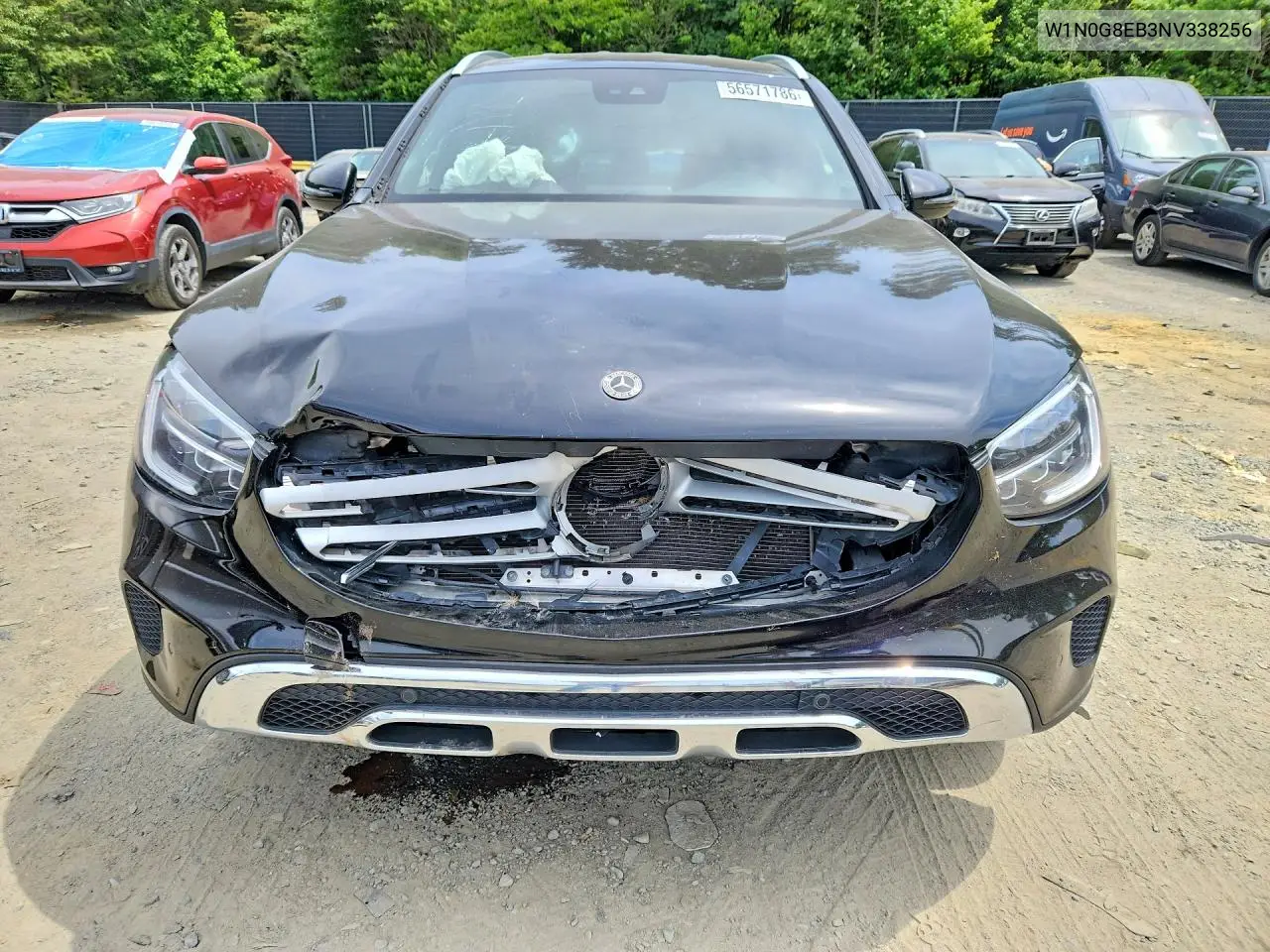 2022 Mercedes-Benz Glc 300 4Matic VIN: W1N0G8EB3NV338256 Lot: 56571786