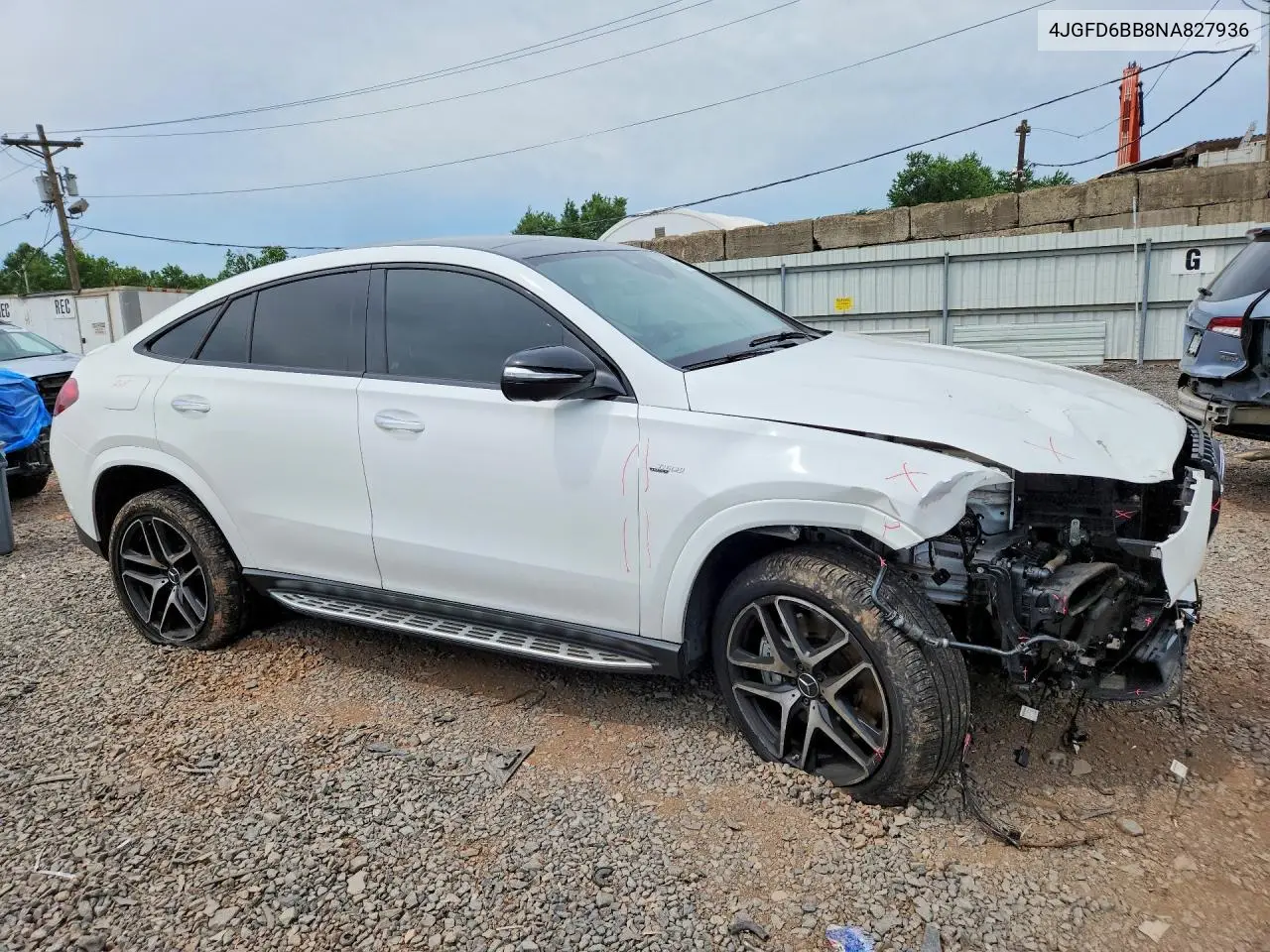 2022 Mercedes-Benz Gle Coupe Amg 53 4Matic VIN: 4JGFD6BB8NA827936 Lot: 56652646