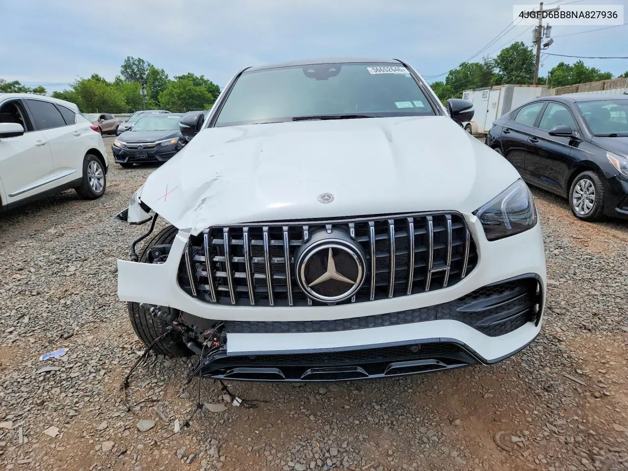 2022 Mercedes-Benz Gle Coupe Amg 53 4Matic VIN: 4JGFD6BB8NA827936 Lot: 56652646