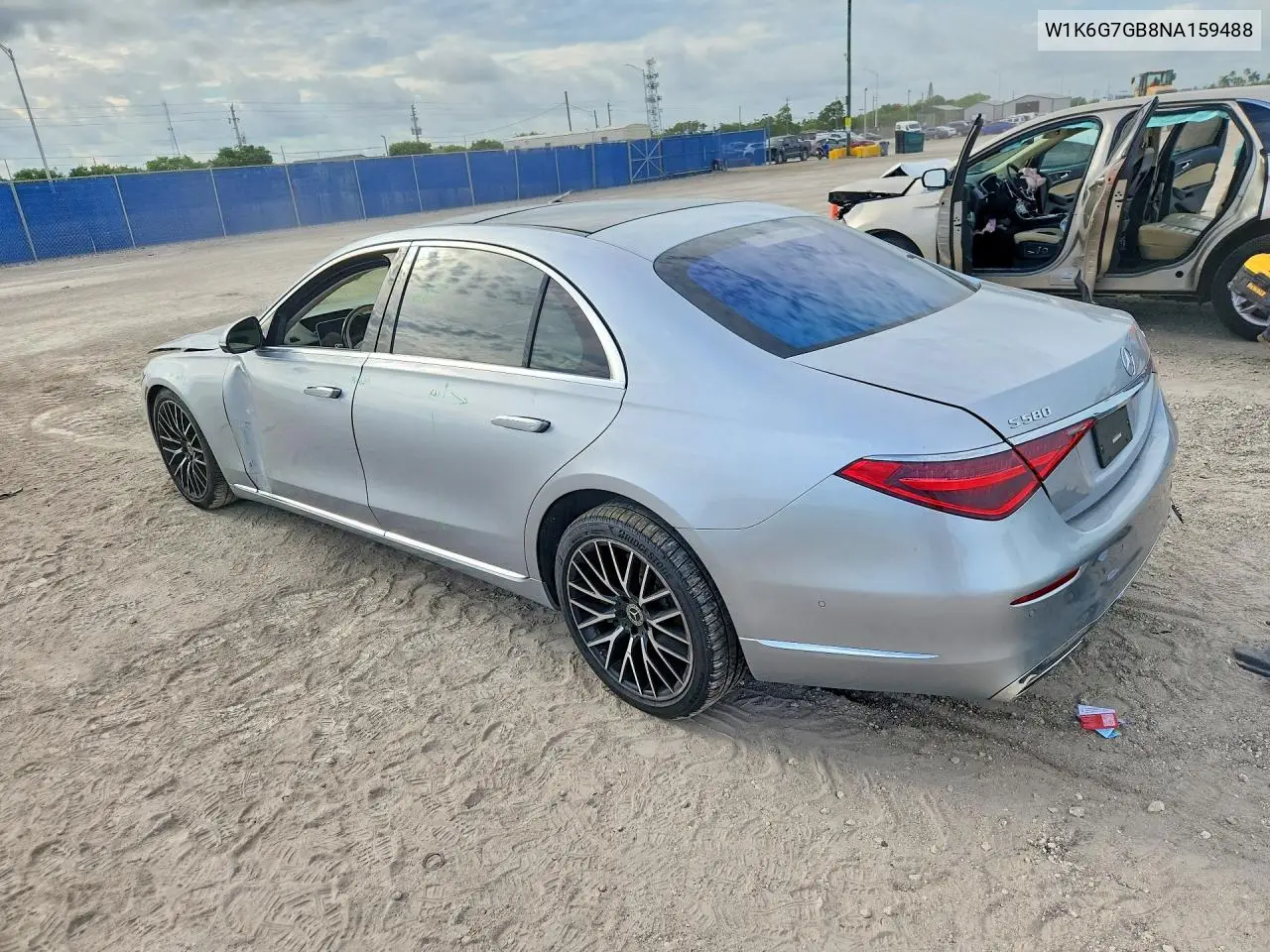 2022 Mercedes-Benz S 580 4Matic VIN: W1K6G7GB8NA159488 Lot: 57050476