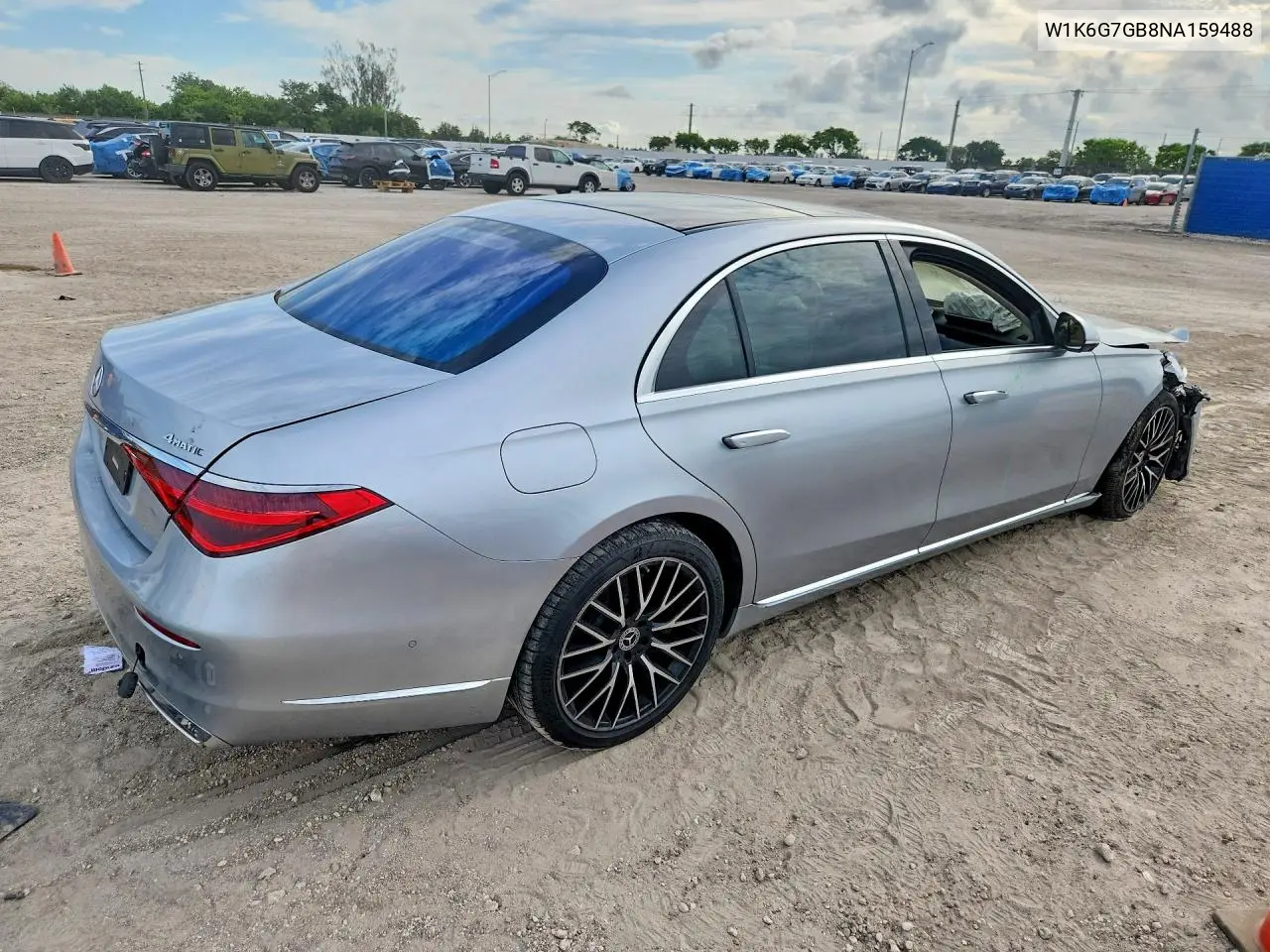 2022 Mercedes-Benz S 580 4Matic VIN: W1K6G7GB8NA159488 Lot: 57050476