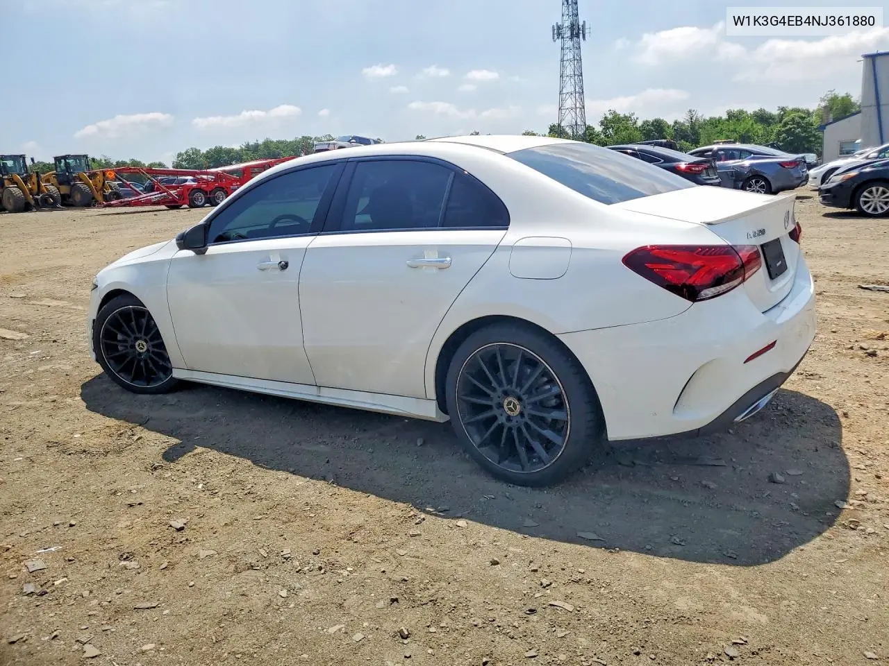 2022 Mercedes-Benz A 220 VIN: W1K3G4EB4NJ361880 Lot: 57215896