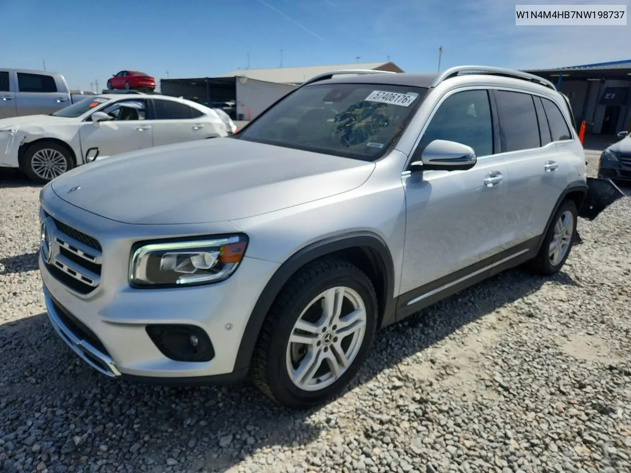 2022 Mercedes-Benz Glb 250 4Matic VIN: W1N4M4HB7NW198737 Lot: 57406176