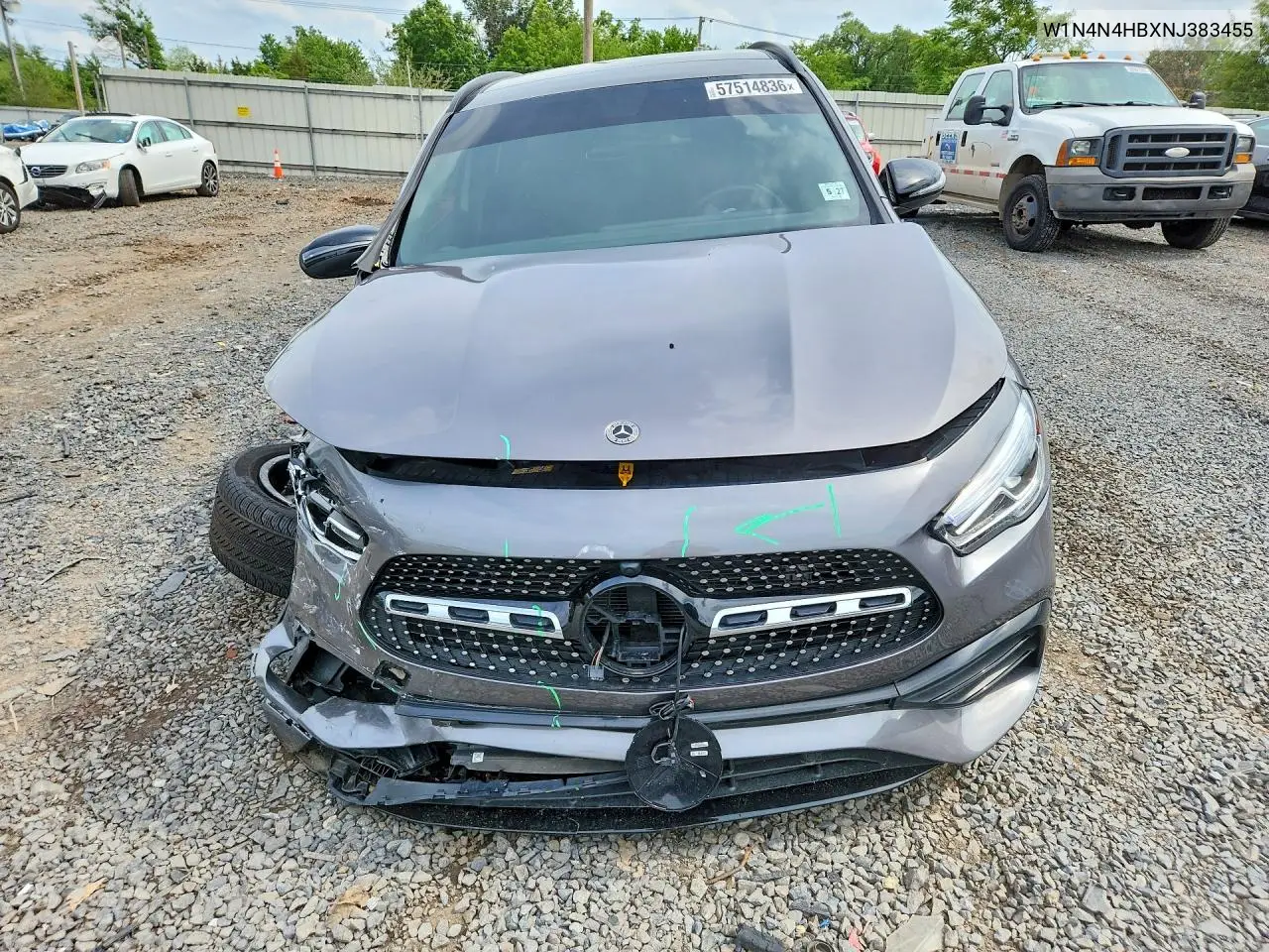 2022 Mercedes-Benz Gla 250 4Matic VIN: W1N4N4HBXNJ383455 Lot: 57514836