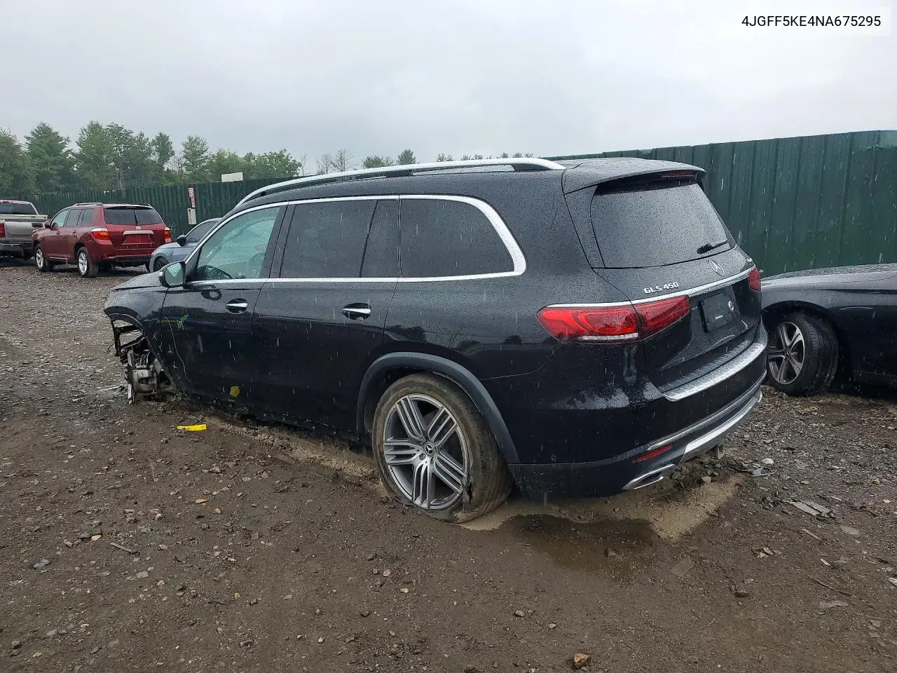2022 Mercedes-Benz Gls 450 4Matic VIN: 4JGFF5KE4NA675295 Lot: 57543126