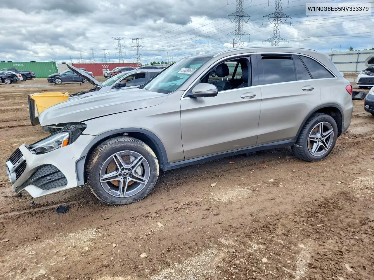 2022 Mercedes-Benz Glc 300 4Matic VIN: W1N0G8EB5NV333379 Lot: 57693506