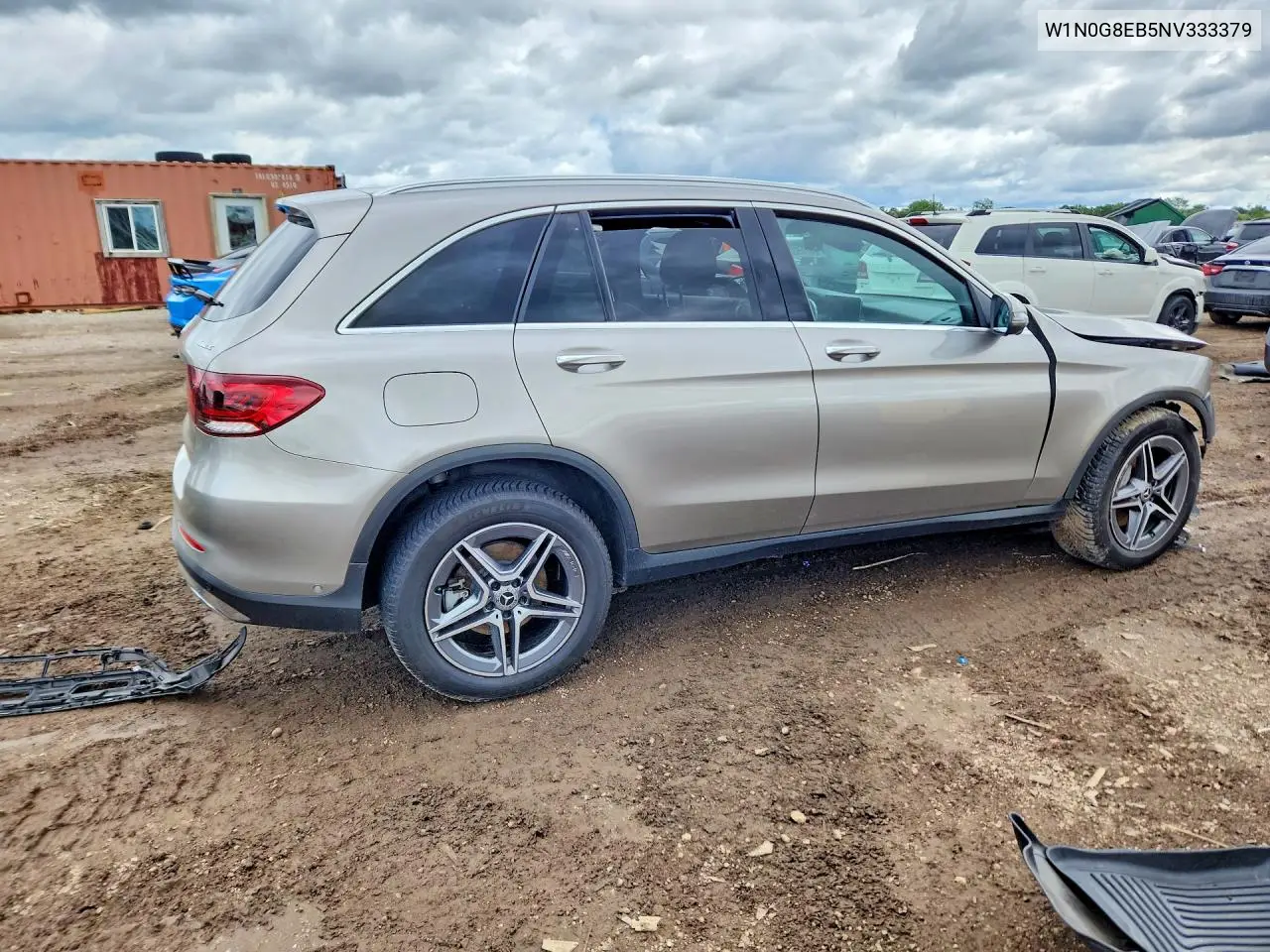 2022 Mercedes-Benz Glc 300 4Matic VIN: W1N0G8EB5NV333379 Lot: 57693506