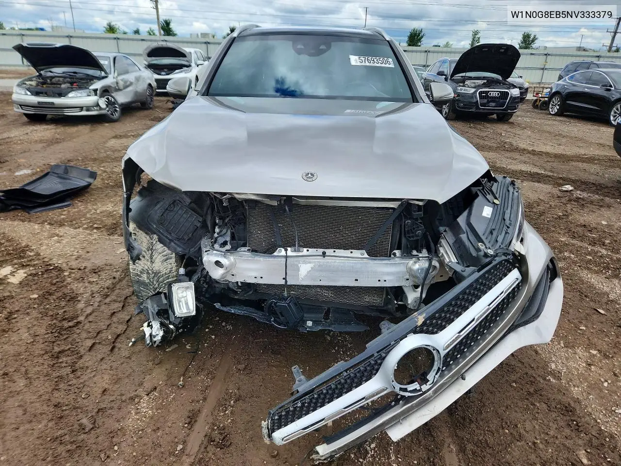 2022 Mercedes-Benz Glc 300 4Matic VIN: W1N0G8EB5NV333379 Lot: 57693506
