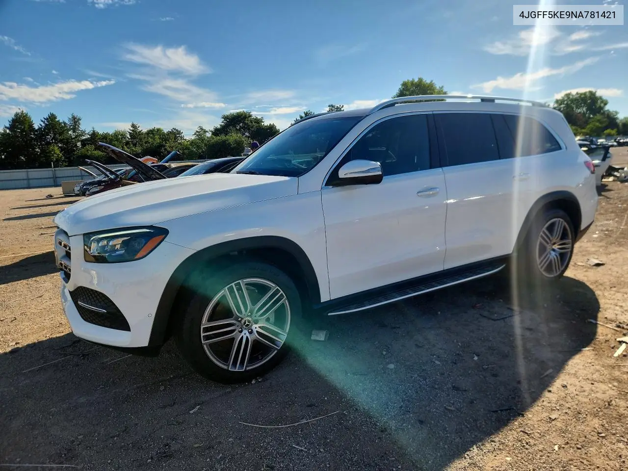 2022 Mercedes-Benz Gls 450 4Matic VIN: 4JGFF5KE9NA781421 Lot: 57725206
