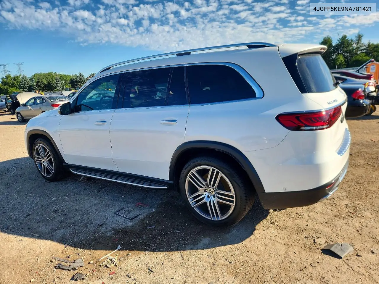 2022 Mercedes-Benz Gls 450 4Matic VIN: 4JGFF5KE9NA781421 Lot: 57725206