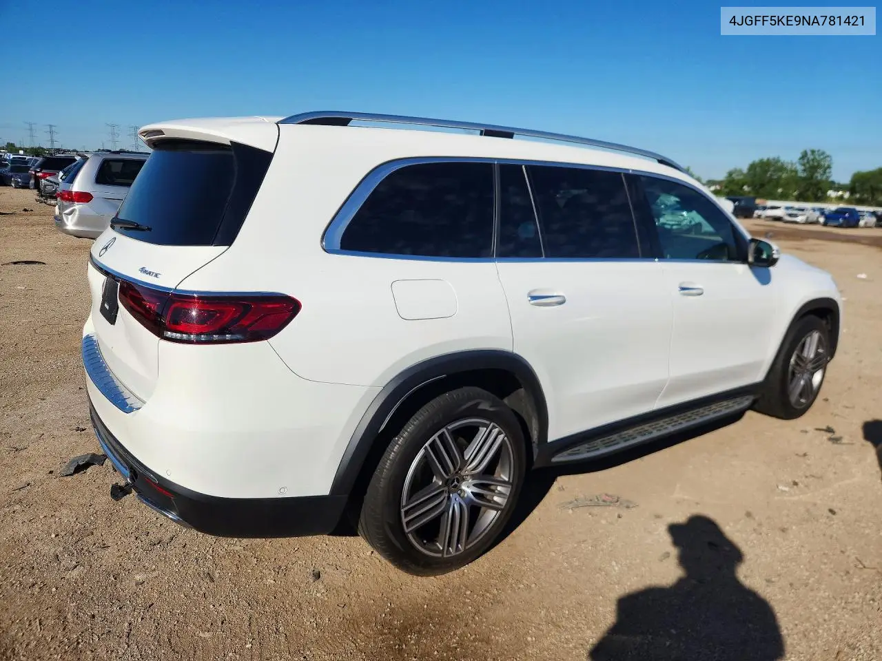 2022 Mercedes-Benz Gls 450 4Matic VIN: 4JGFF5KE9NA781421 Lot: 57725206