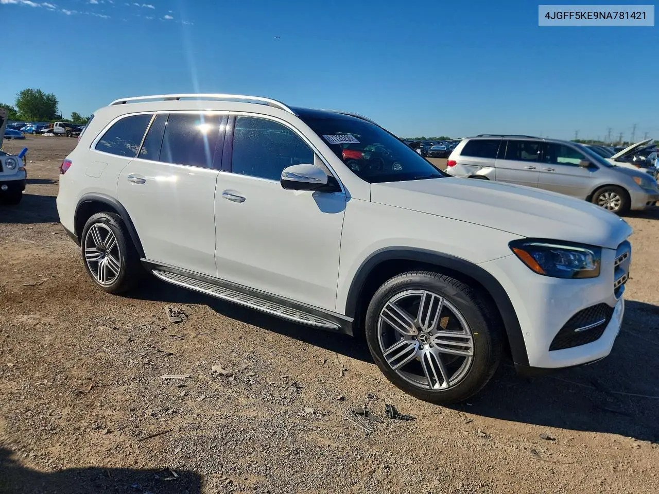 2022 Mercedes-Benz Gls 450 4Matic VIN: 4JGFF5KE9NA781421 Lot: 57725206