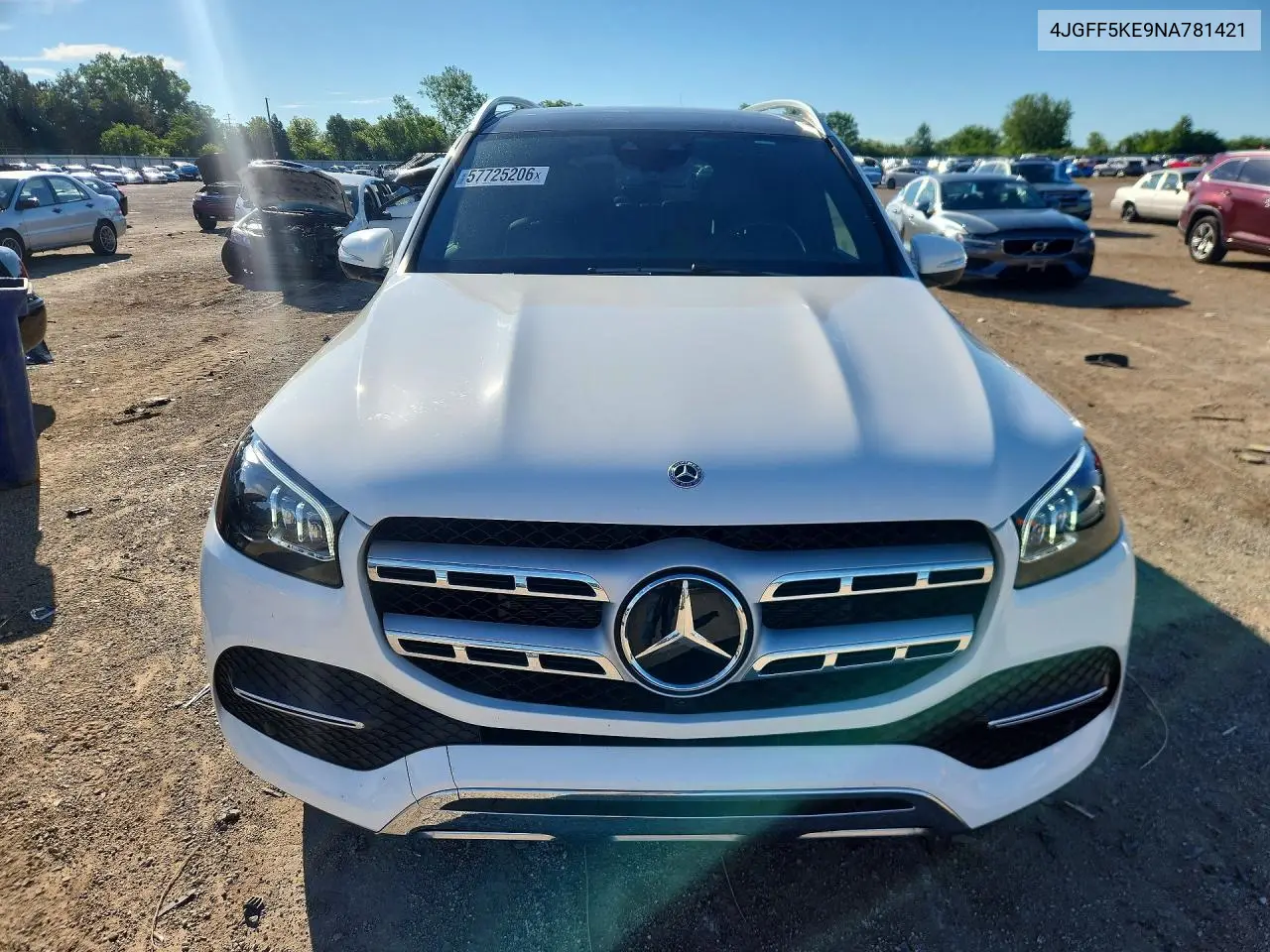 2022 Mercedes-Benz Gls 450 4Matic VIN: 4JGFF5KE9NA781421 Lot: 57725206