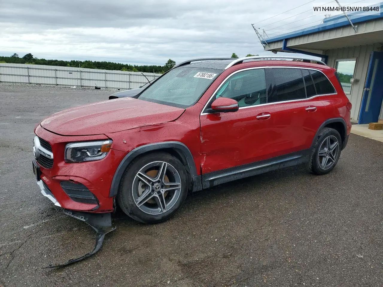 2022 Mercedes-Benz Glb 250 4Matic VIN: W1N4M4HB5NW188448 Lot: 57882186