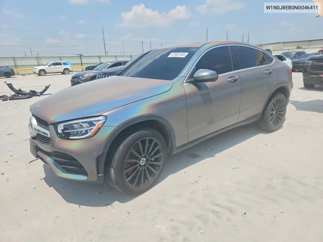 2022 Mercedes-Benz Glc Coupe 300 4Matic VIN: W1N0J8EB0NG046411 Lot: 57962496