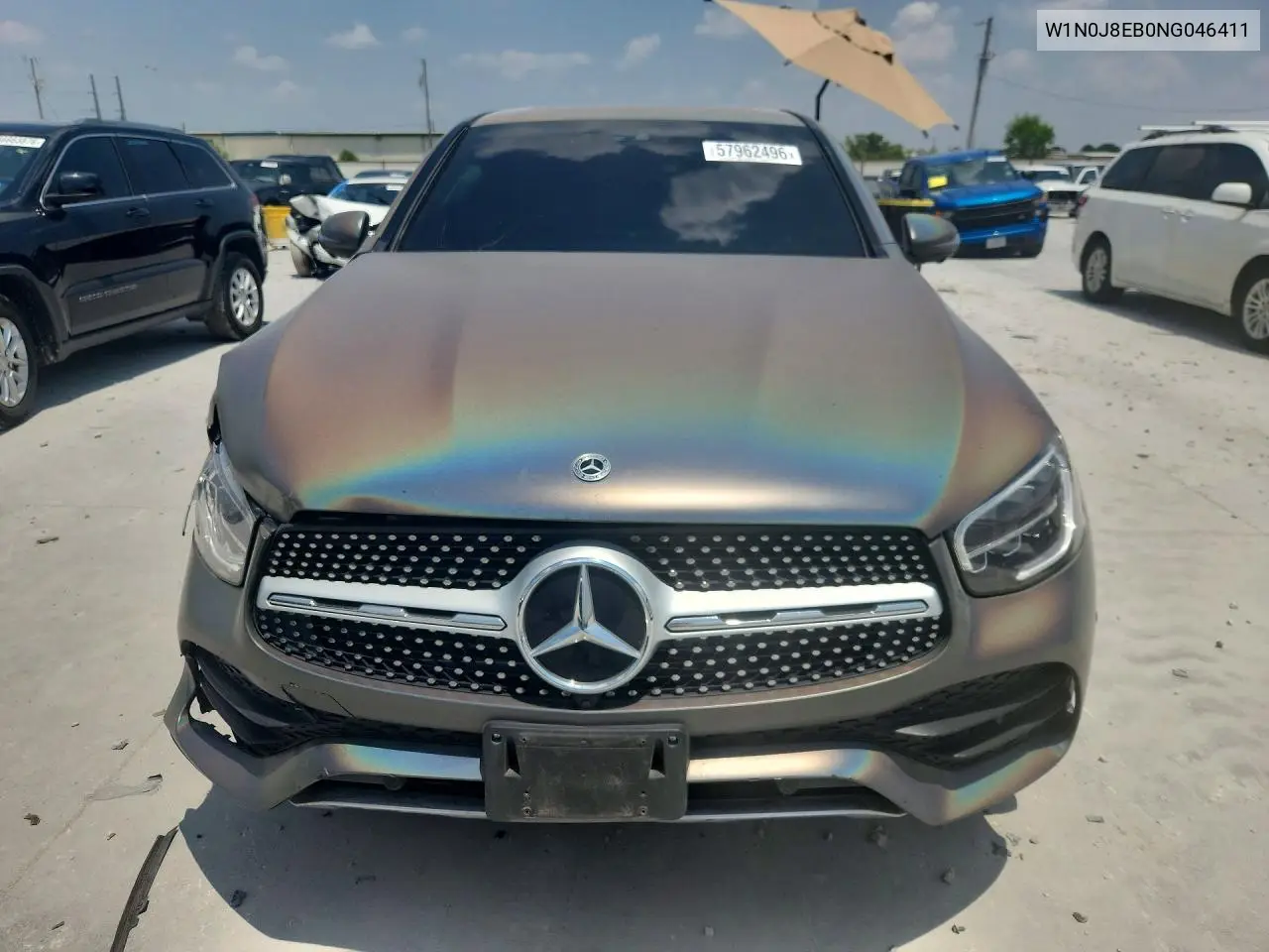 2022 Mercedes-Benz Glc Coupe 300 4Matic VIN: W1N0J8EB0NG046411 Lot: 57962496