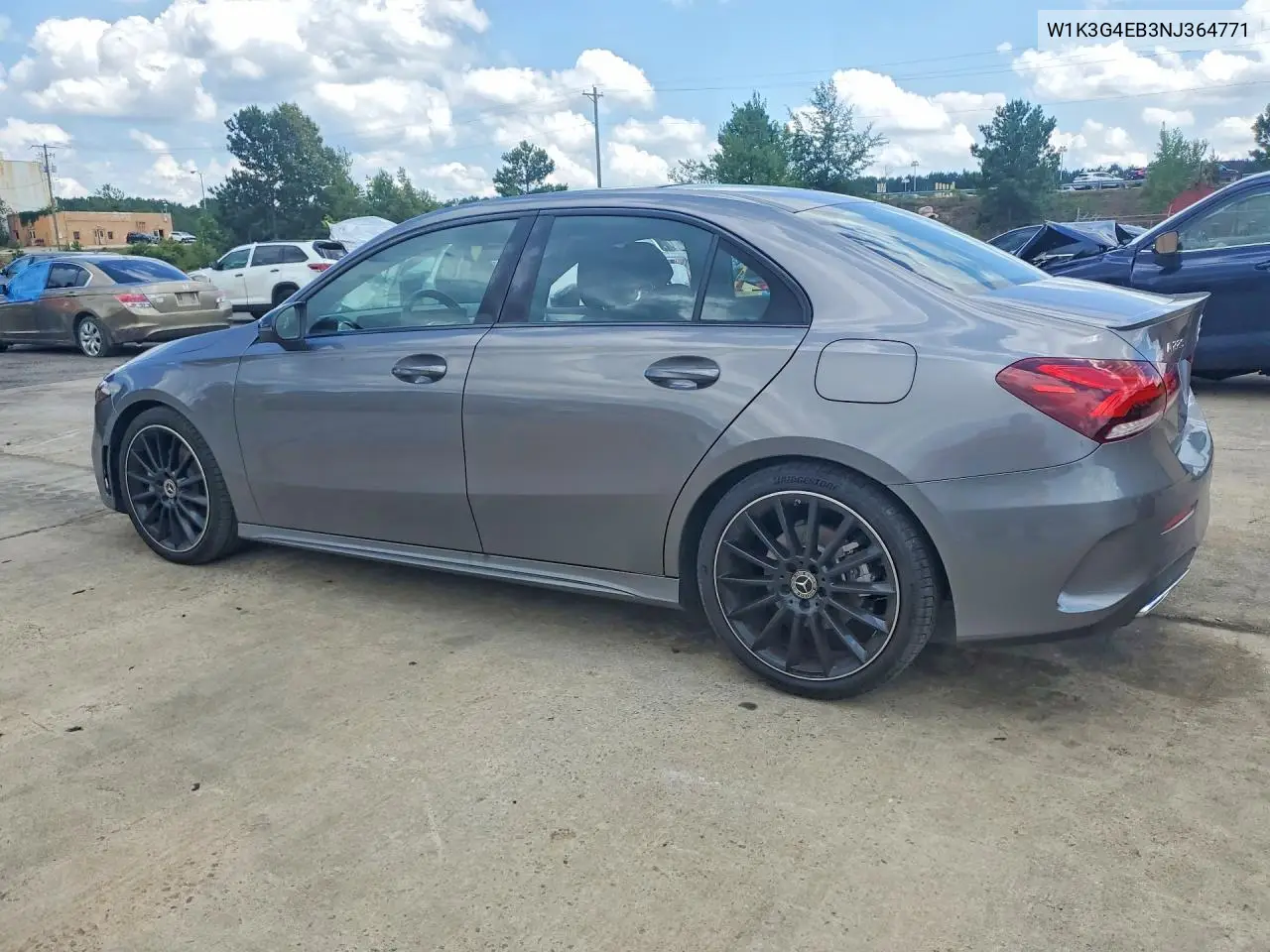 2022 Mercedes-Benz A 220 VIN: W1K3G4EB3NJ364771 Lot: 58084856