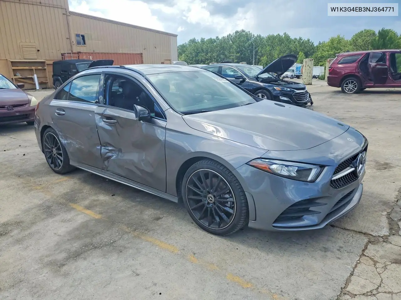 2022 Mercedes-Benz A 220 VIN: W1K3G4EB3NJ364771 Lot: 58084856
