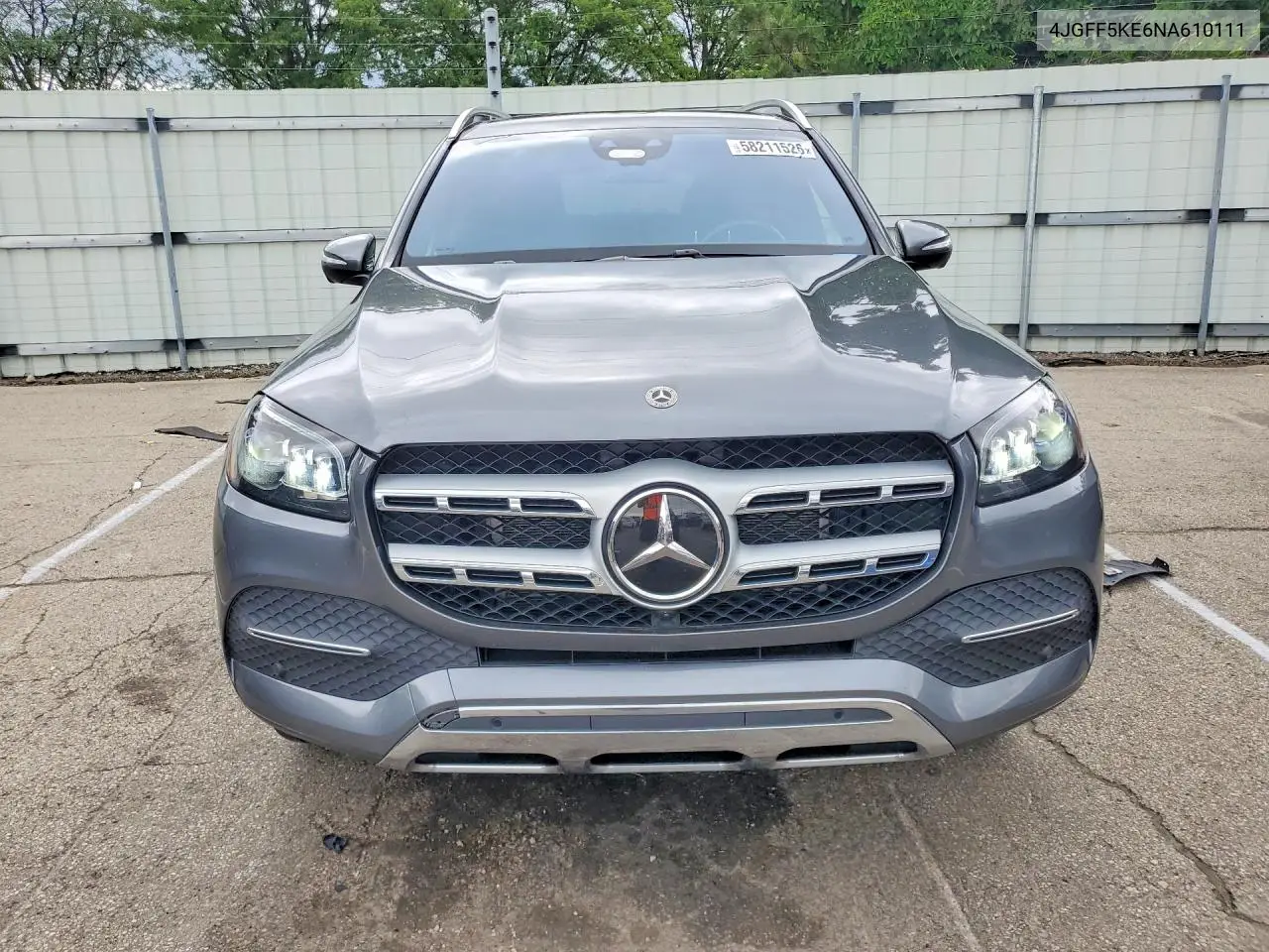 2022 Mercedes-Benz Gls 450 4Matic VIN: 4JGFF5KE6NA610111 Lot: 58211526