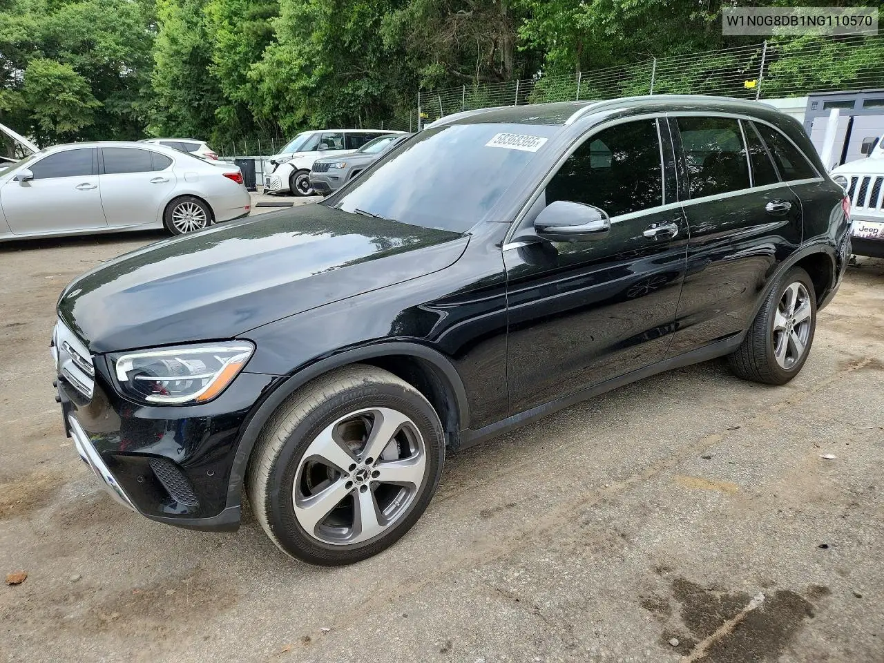 2022 Mercedes-Benz Glc 300 VIN: W1N0G8DB1NG110570 Lot: 58368366