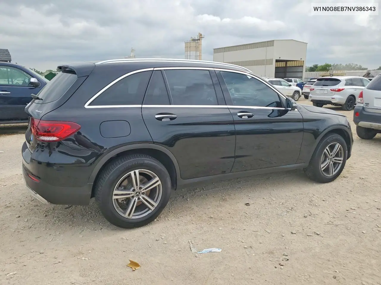 2022 Mercedes-Benz Glc 300 4Matic VIN: W1N0G8EB7NV386343 Lot: 58721066