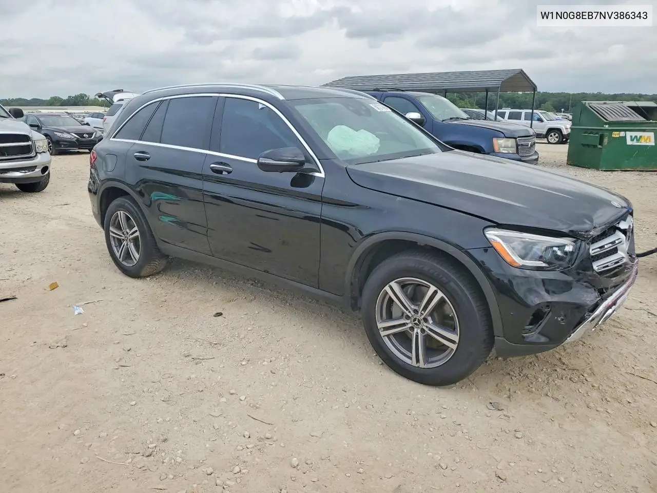 2022 Mercedes-Benz Glc 300 4Matic VIN: W1N0G8EB7NV386343 Lot: 58721066