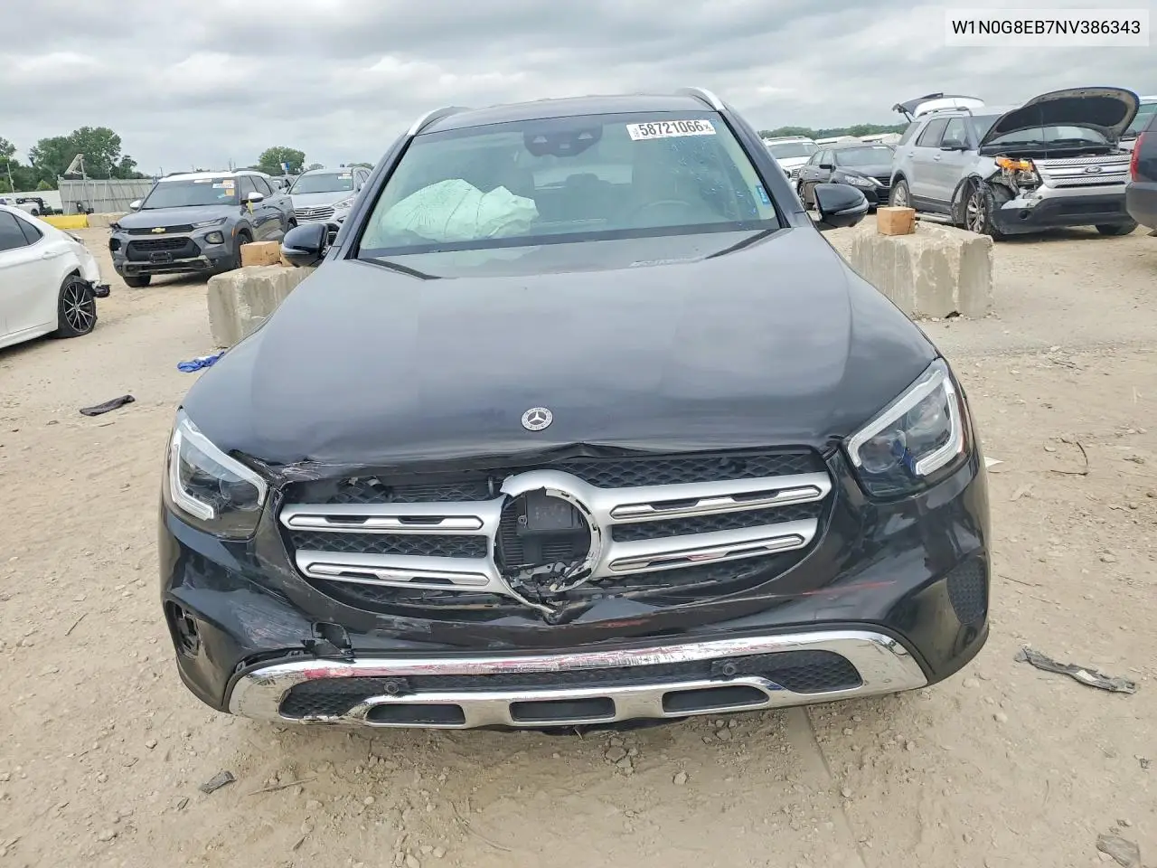 2022 Mercedes-Benz Glc 300 4Matic VIN: W1N0G8EB7NV386343 Lot: 58721066