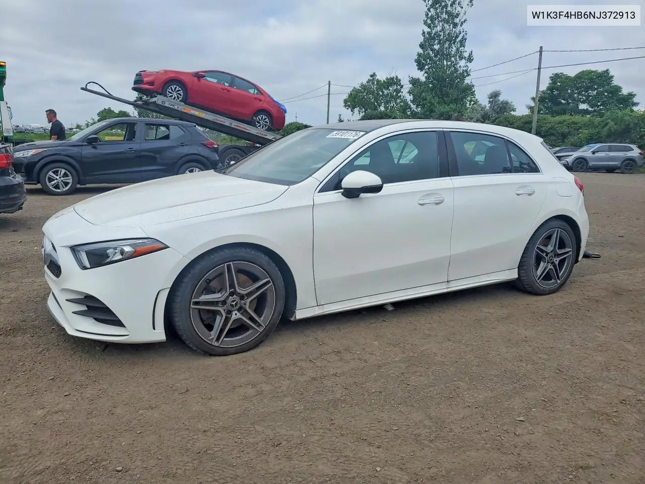 2022 Mercedes-Benz A 250 4Matic VIN: W1K3F4HB6NJ372913 Lot: 59101176
