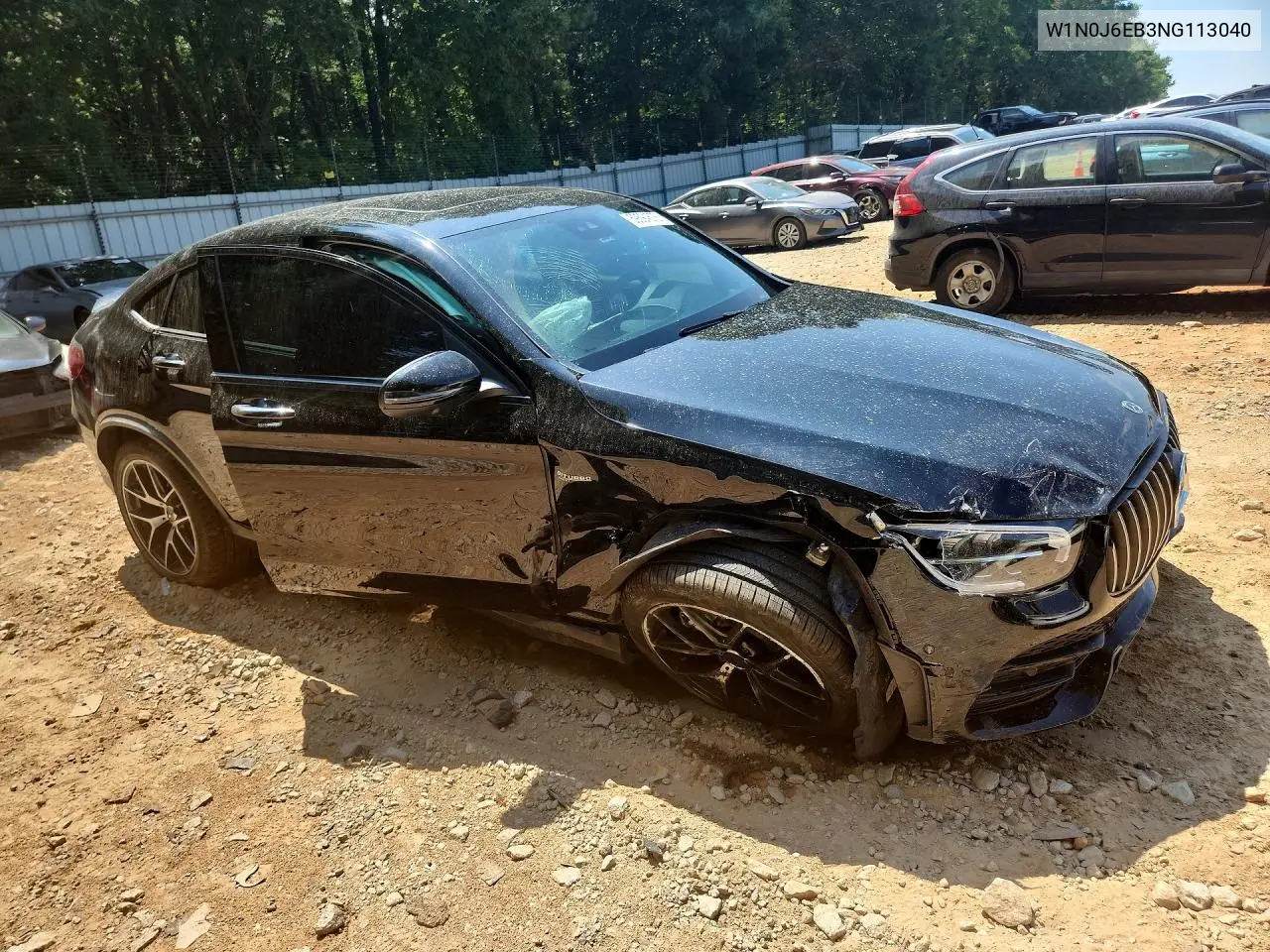 2022 Mercedes-Benz Glc Coupe 43 4Matic Amg VIN: W1N0J6EB3NG113040 Lot: 59594676