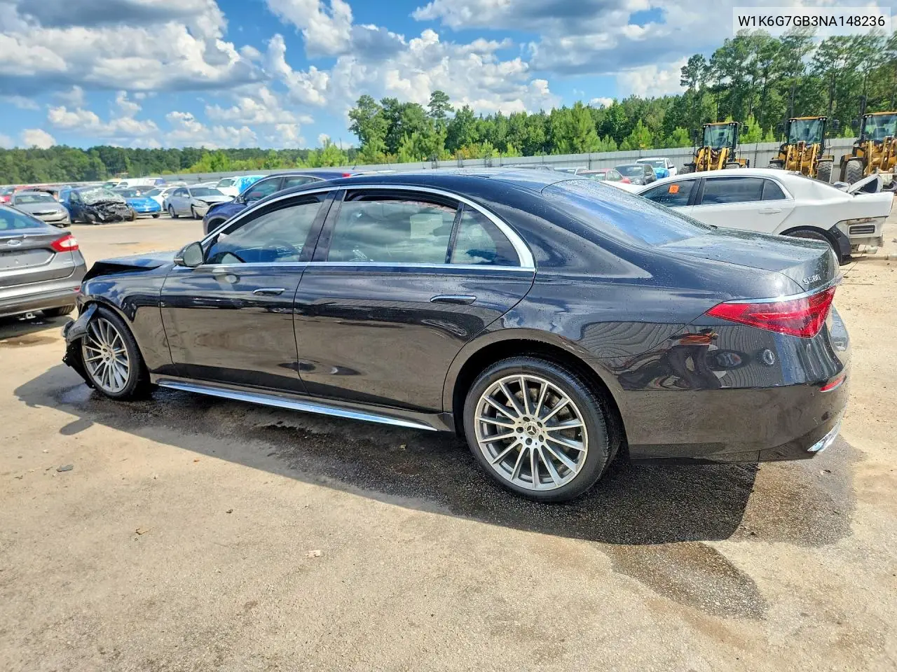 2022 Mercedes-Benz S 580 4Matic VIN: W1K6G7GB3NA148236 Lot: 59705676