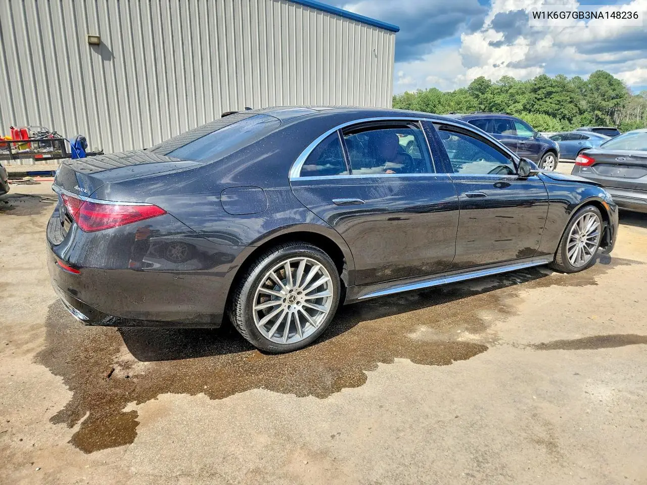2022 Mercedes-Benz S 580 4Matic VIN: W1K6G7GB3NA148236 Lot: 59705676
