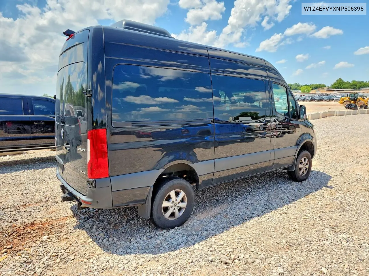 2022 Mercedes-Benz Sprinter 2500 VIN: W1Z4EFVYXNP506395 Lot: 59892156