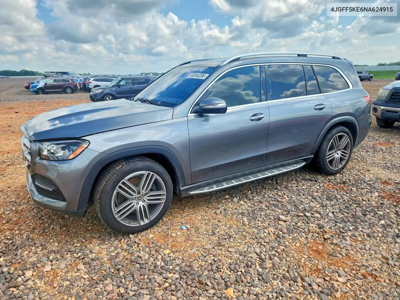 2022 Mercedes-Benz Gls 450 4Matic VIN: 4JGFF5KE6NA624915 Lot: 60044206