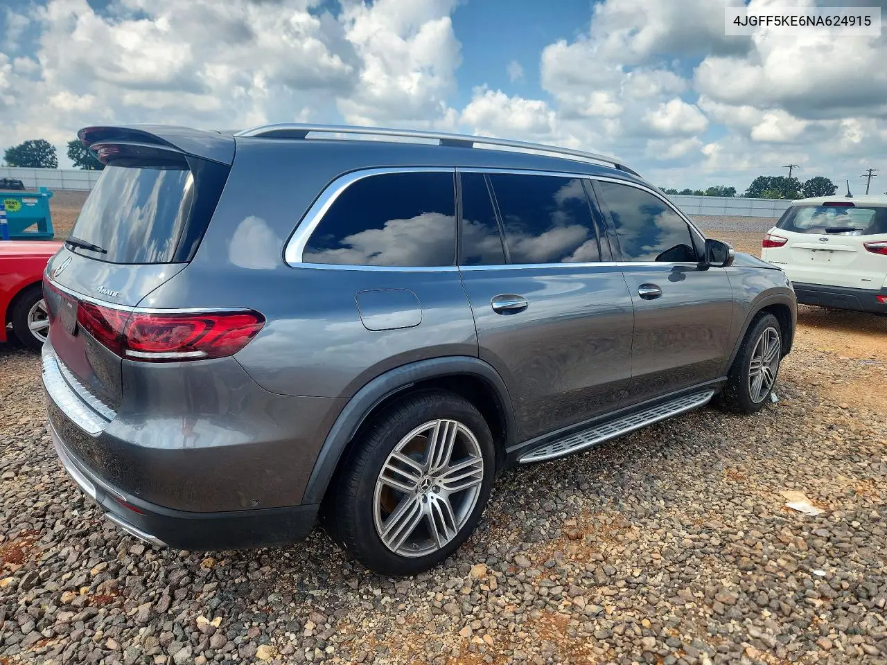 2022 Mercedes-Benz Gls 450 4Matic VIN: 4JGFF5KE6NA624915 Lot: 60044206