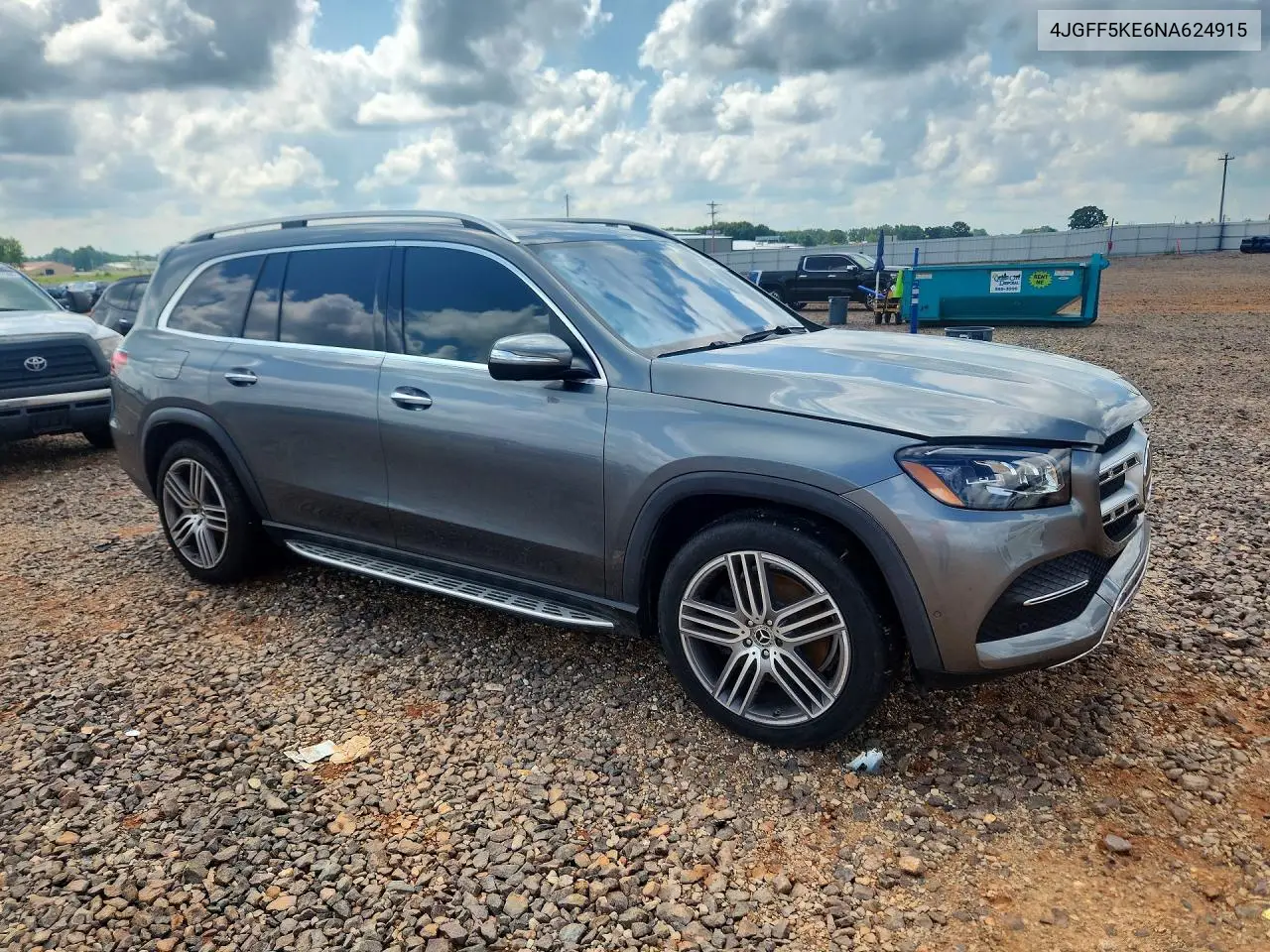 2022 Mercedes-Benz Gls 450 4Matic VIN: 4JGFF5KE6NA624915 Lot: 60044206