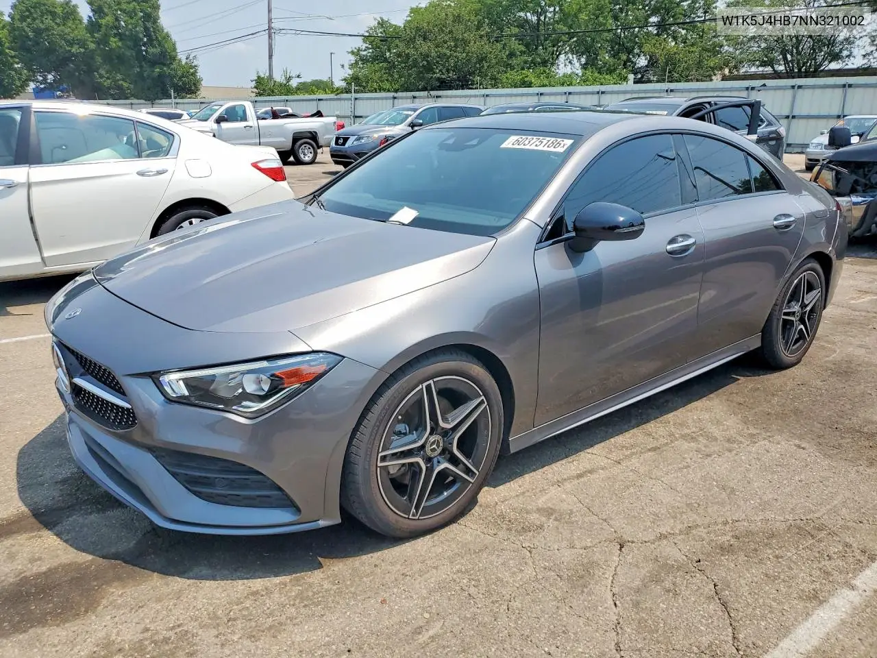 2022 Mercedes-Benz Cla 250 4Matic VIN: W1K5J4HB7NN321002 Lot: 60375186