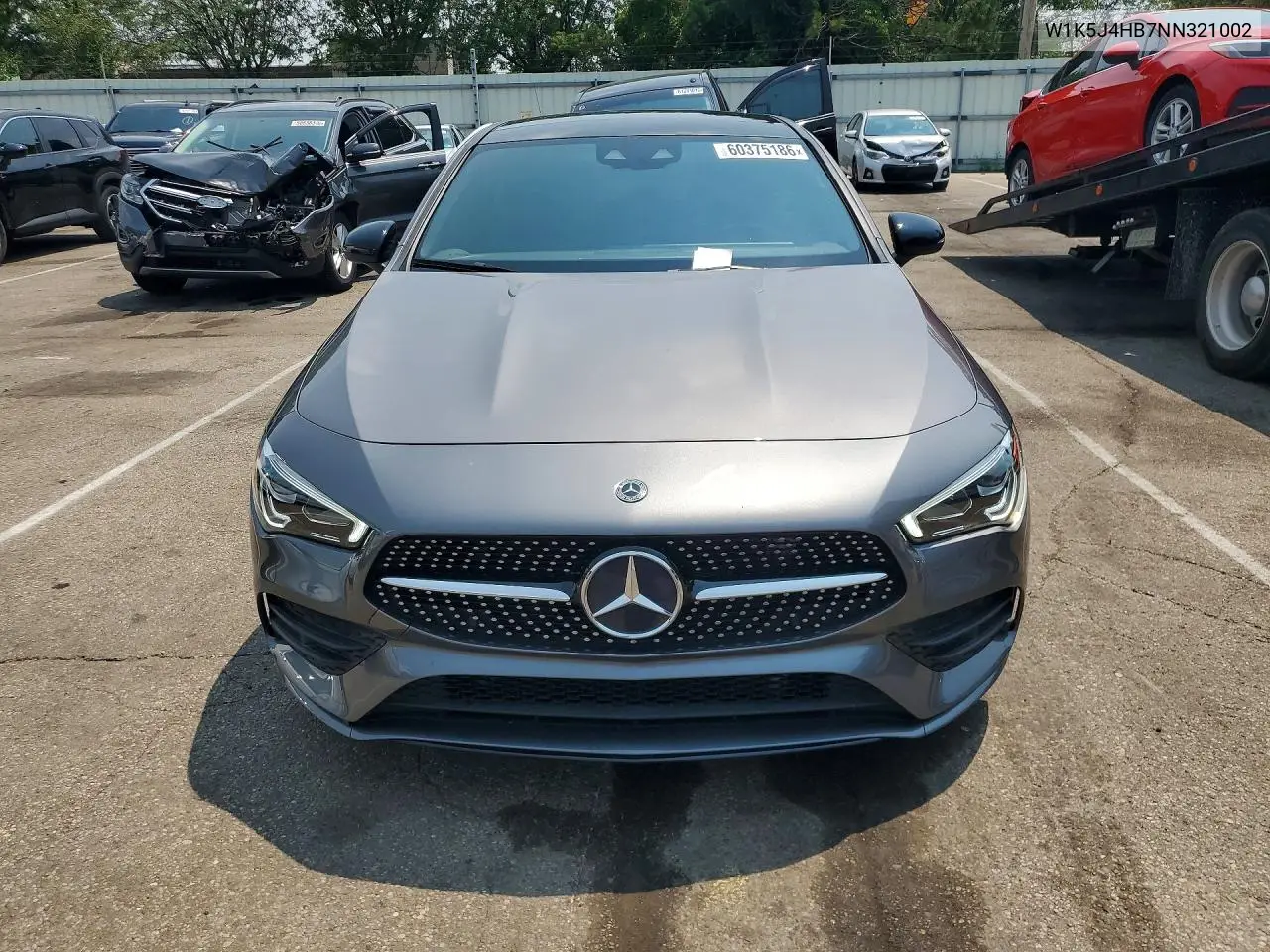 2022 Mercedes-Benz Cla 250 4Matic VIN: W1K5J4HB7NN321002 Lot: 60375186