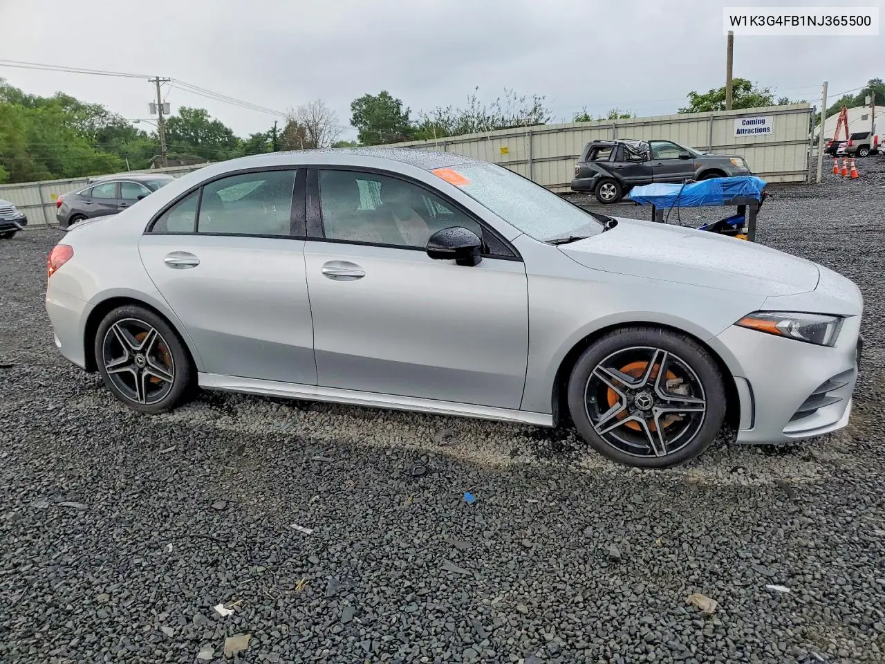 2022 Mercedes-Benz A 220 4Matic VIN: W1K3G4FB1NJ365500 Lot: 60409406