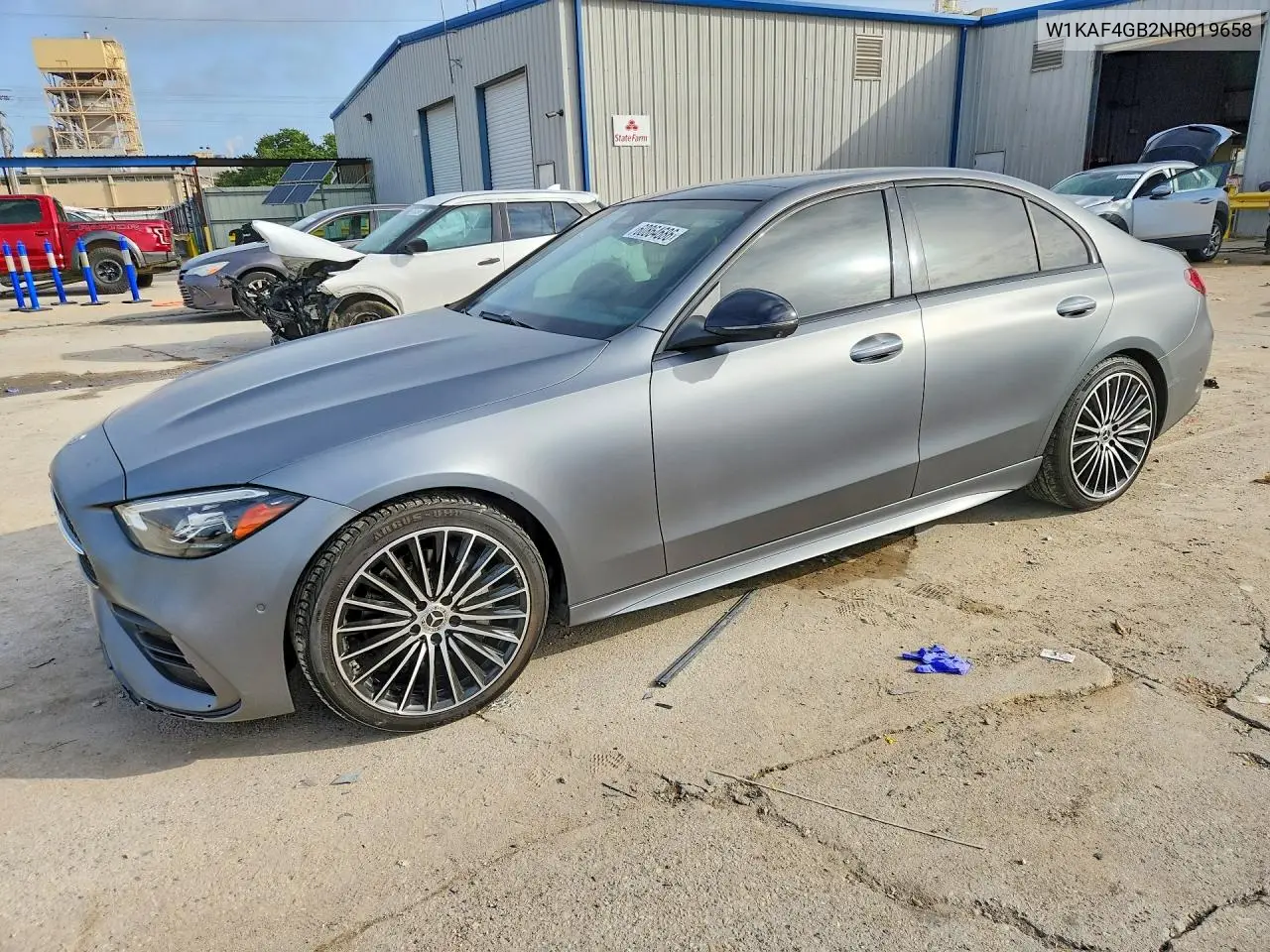 2022 Mercedes-Benz C 300 VIN: W1KAF4GB2NR019658 Lot: 60864686