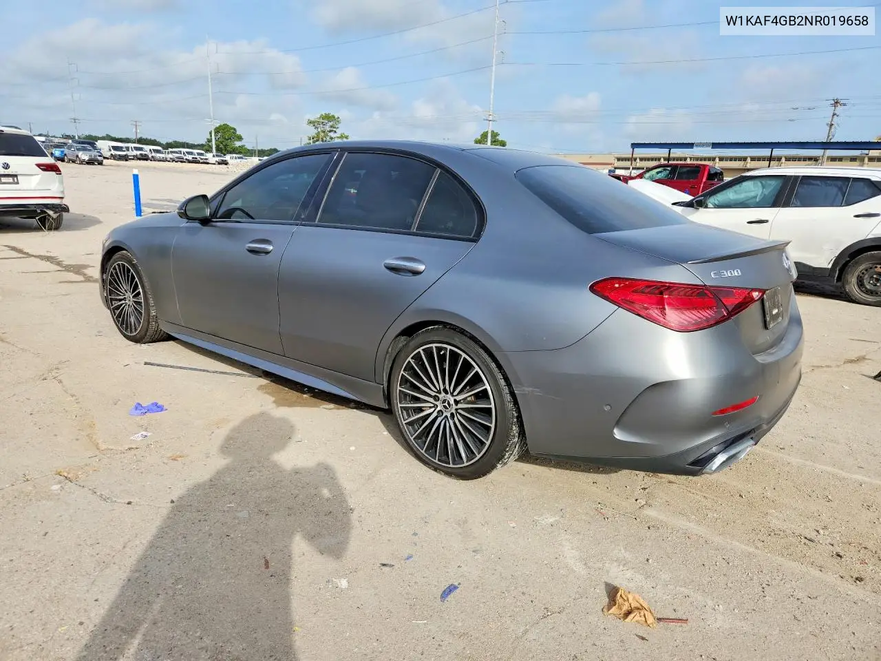 2022 Mercedes-Benz C 300 VIN: W1KAF4GB2NR019658 Lot: 60864686