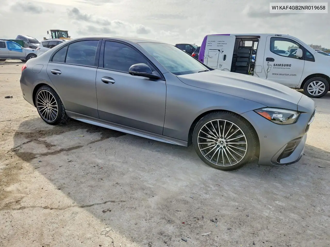 2022 Mercedes-Benz C 300 VIN: W1KAF4GB2NR019658 Lot: 60864686