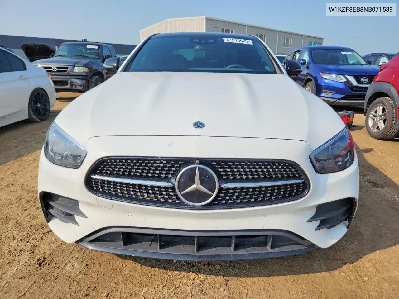 2022 Mercedes-Benz E 350 4Matic VIN: W1KZF8EB8NB071589 Lot: 61610686
