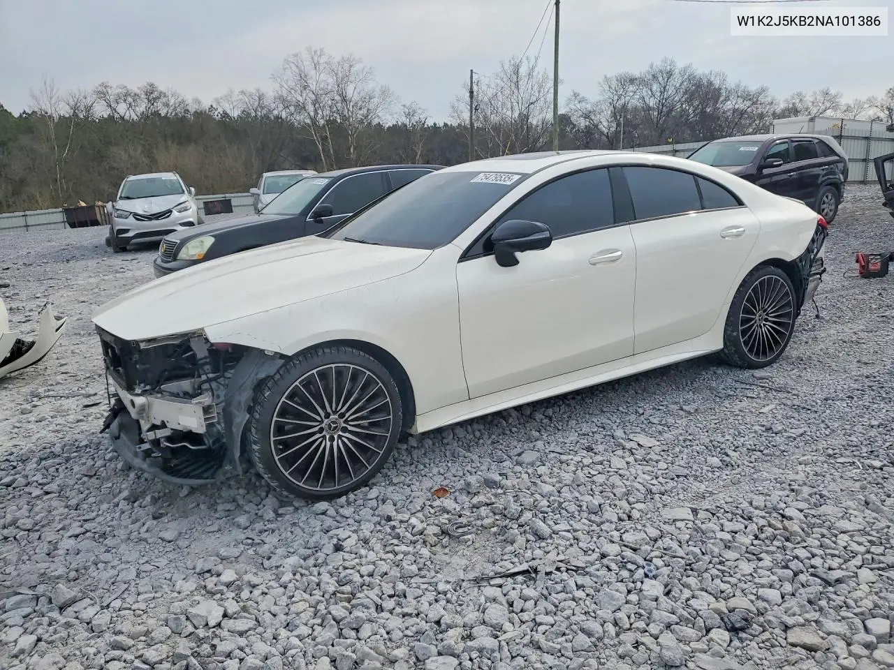 2022 Mercedes-Benz Cls VIN: W1K2J5KB2NA101386 Lot: 75479535